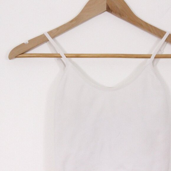 Bozzolo White Ribbed Cropped Top - Picture 6 of 8